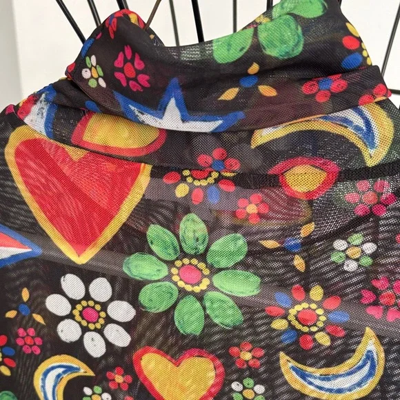 Colorful Multi Colored Matias Pulli Top - Picture 4 of 7